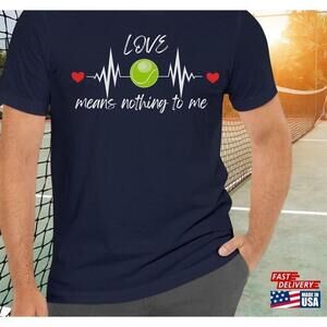 Funny Tennis Shirt Lovers Navy Blue T Unisex Tshirt